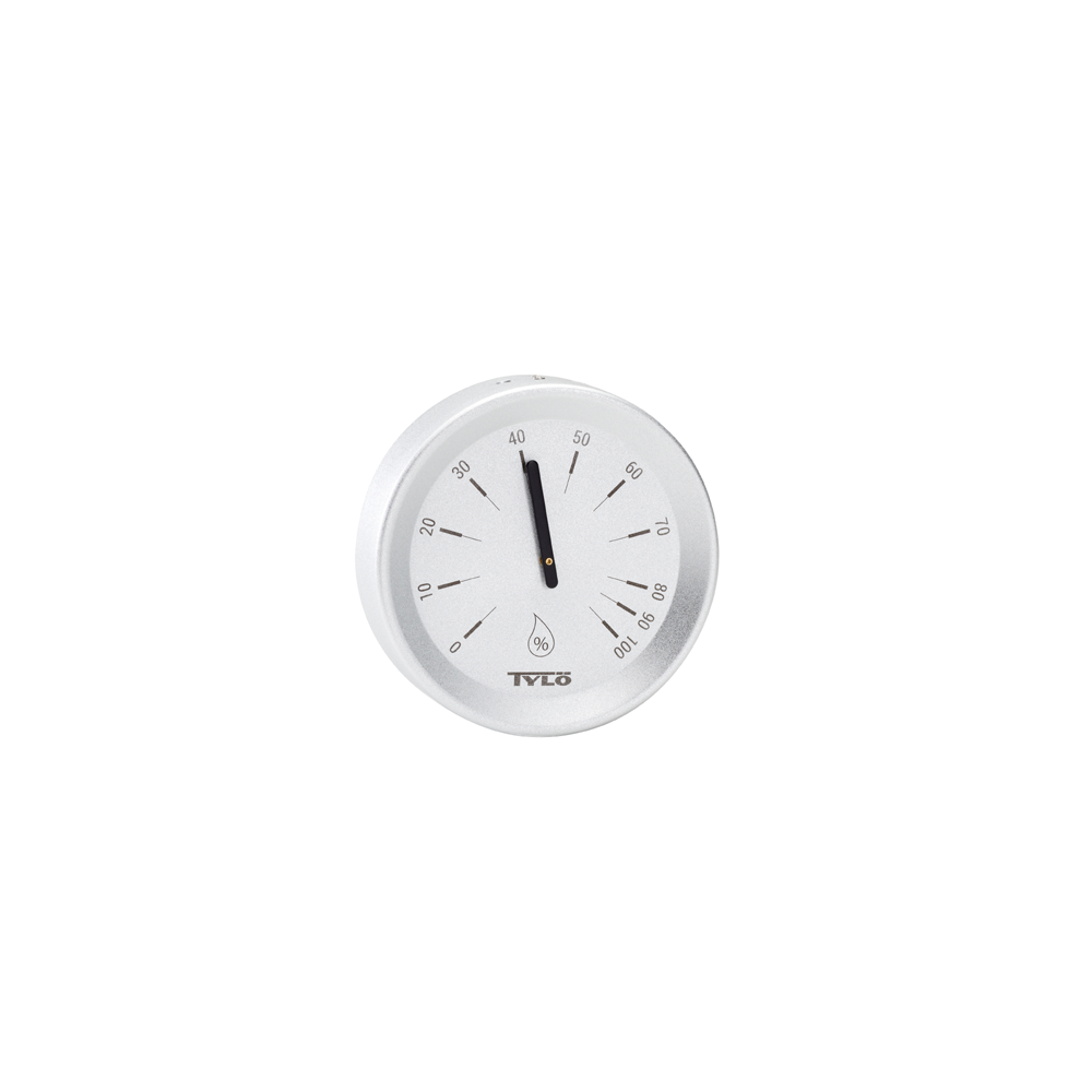 brilliant silver hygrometer